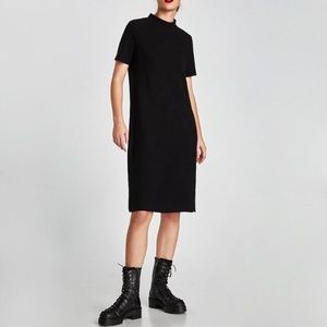 Zara Knit Funnel Neck Short Sleeve Trafaluc Raw